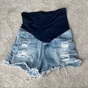 Maternity Jean Shorts